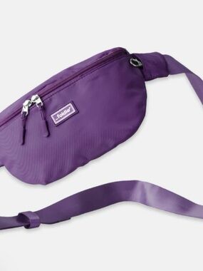 Foldie Purple Crossbody Waist Bag - Sleek Hands-Free Carry